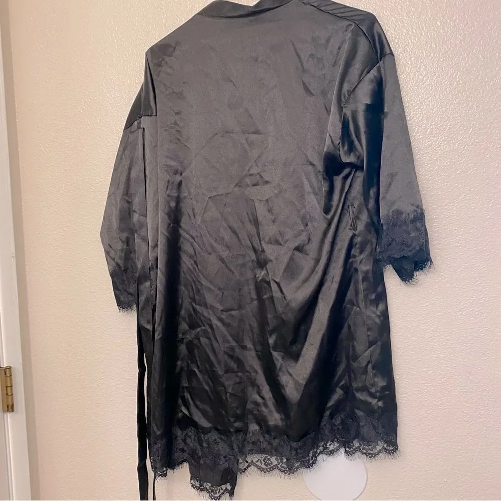 n/a black satin